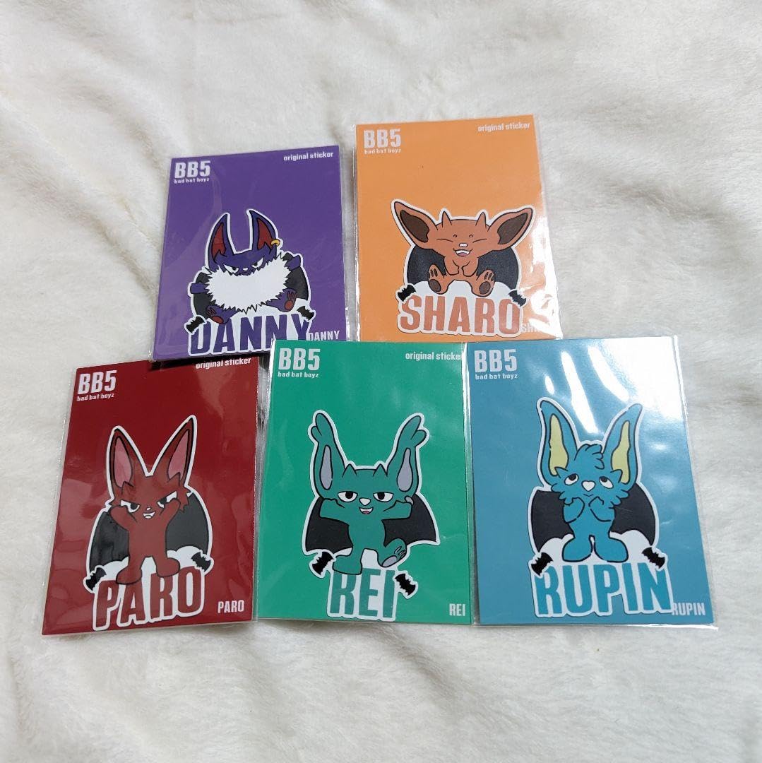 Amazon.co.jp: コムドット BB5 オリジナル ステッカー 5枚 セット